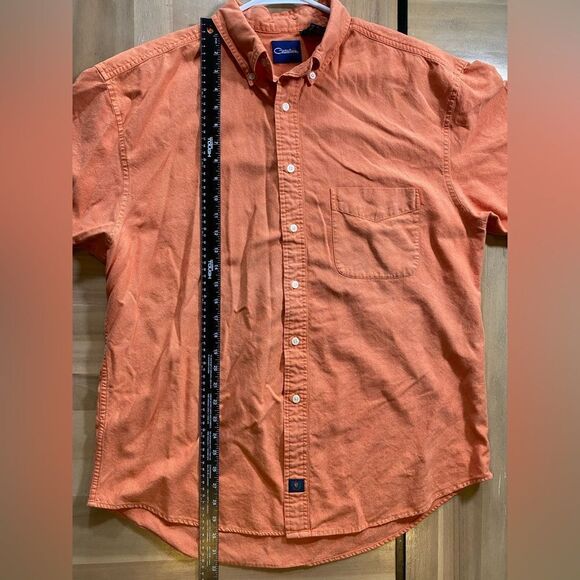 Catalina orange button down - Picture 7 of 7